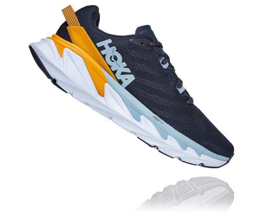 Hoka One One Koşu Ayakkabısı Erkek Lacivert/Beyaz - Elevon 2 - LC4703526